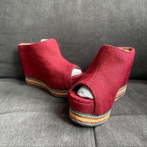 Jeffrey Campbell Peep Toe Wedges